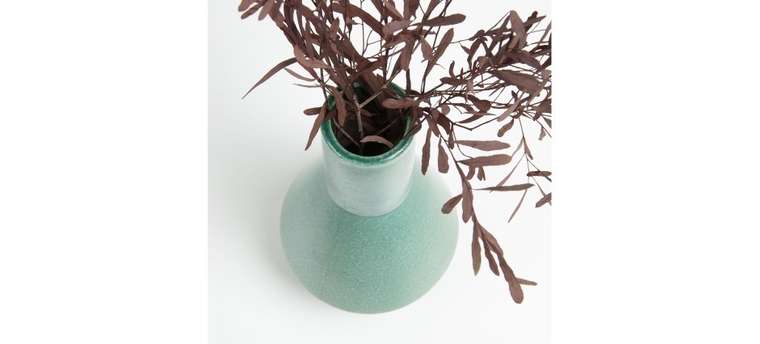 Керамическая ваза Cokkie светло-зеленого цвета