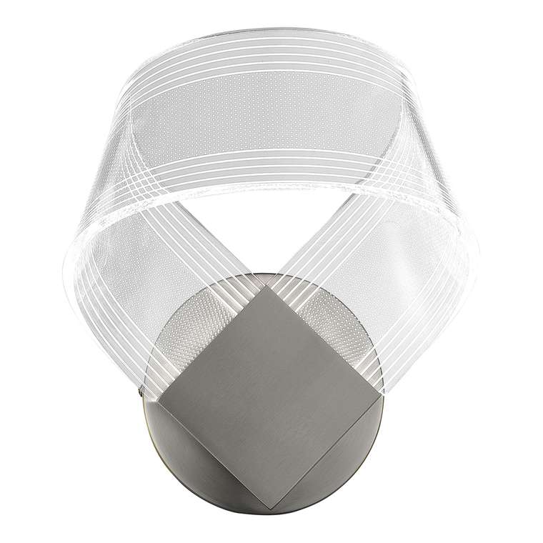 Светильник настенный ST-Luce Никель/Прозрачный LED 1*4W 4000K FAIRY