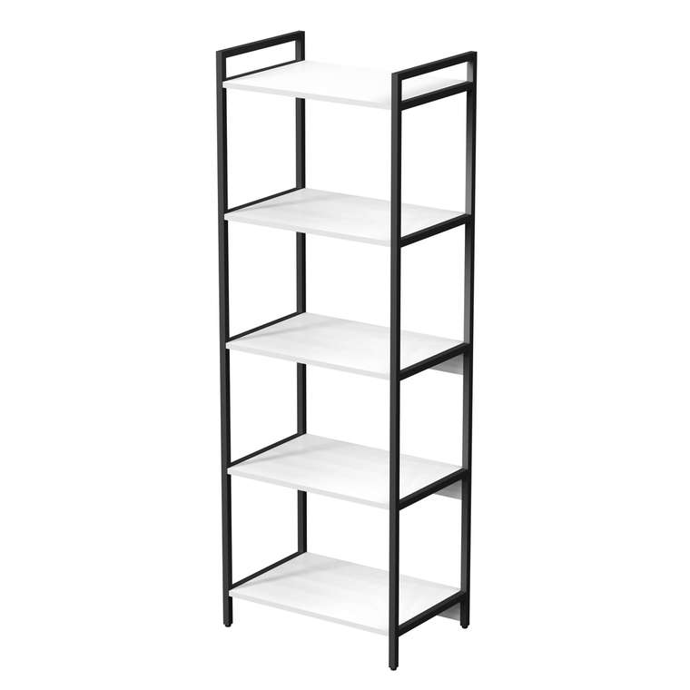 Стеллаж 10СС.5.600 средний 5 полок белого цвета