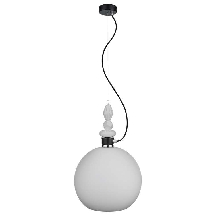 Подвесной светильник Aquarium white №1 с белым матовым плафоном