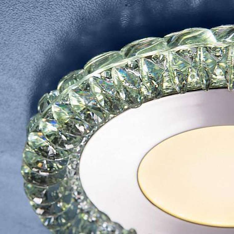 Точечный светильник с LED подсветкой 9908 LED 8W CL прозрачный