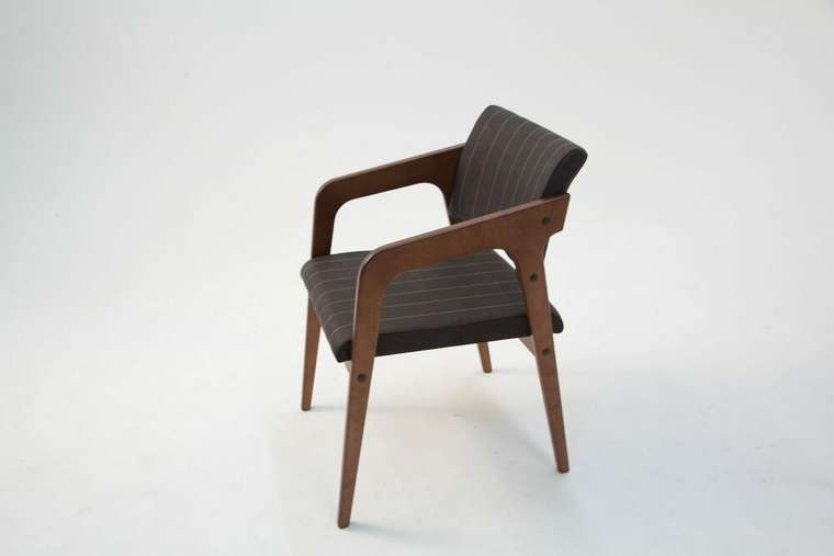 Стул-кресло Шадди коричневого цвета