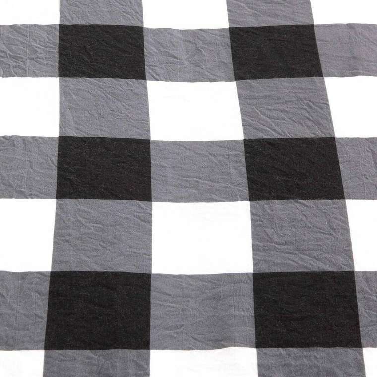 Комплект постельного белья Маркус №6 200х220 бело-серого цвета