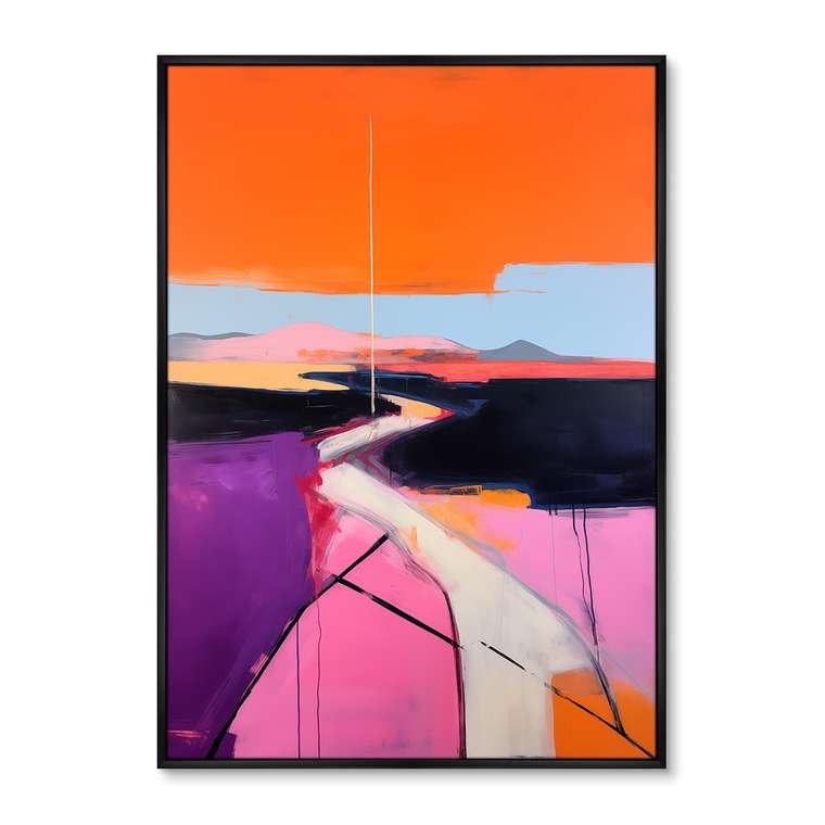 Репродукция картины Landscape collection, Lines of the heat, No 1, 2024г.