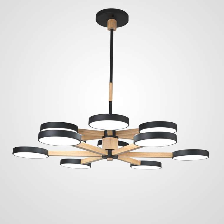 Подвесная люстра TURNA DBL L12 Black