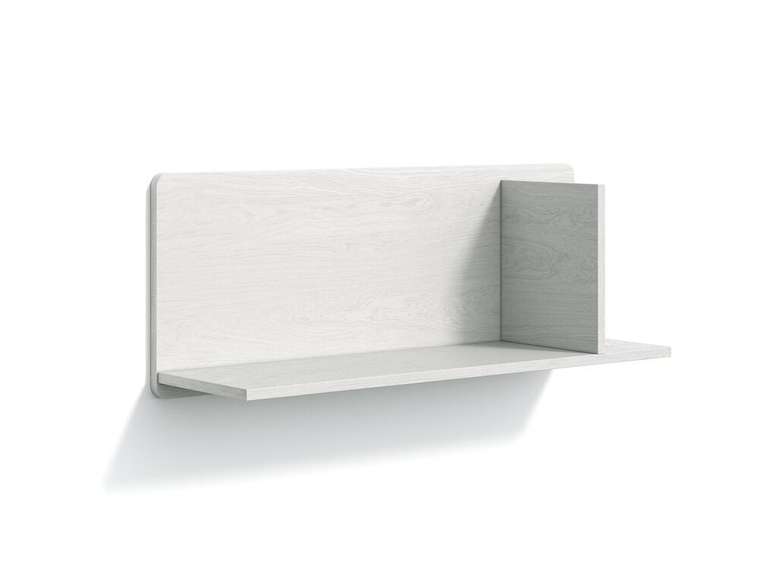 Настенная полка Fargo 120 светло-серого цвета