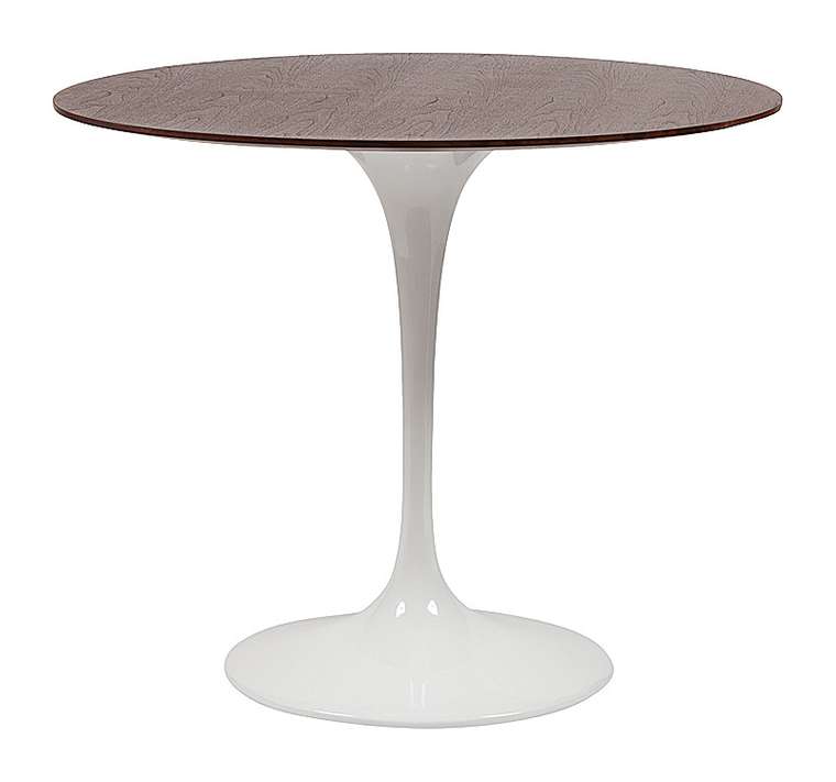 Обеденный стол с деревянной столешницей Saarinen Dining Table
