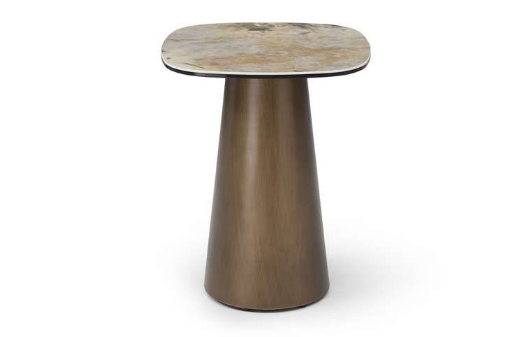 Стол журнальный Melanie 40 коричневого цвета