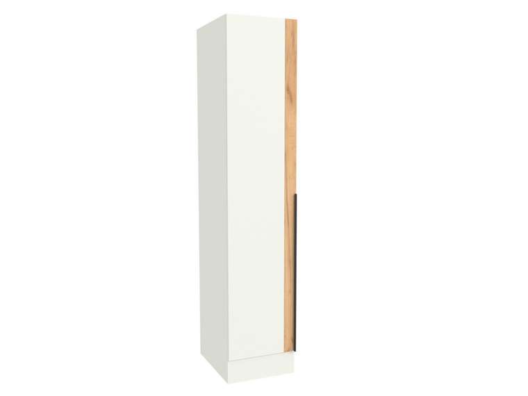 Шкаф с лифтом и брючницей Азарт Ш550.2 светло-серого цвета левый