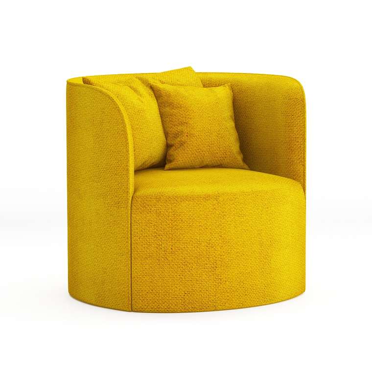 Кресло Hermes желтого цвета