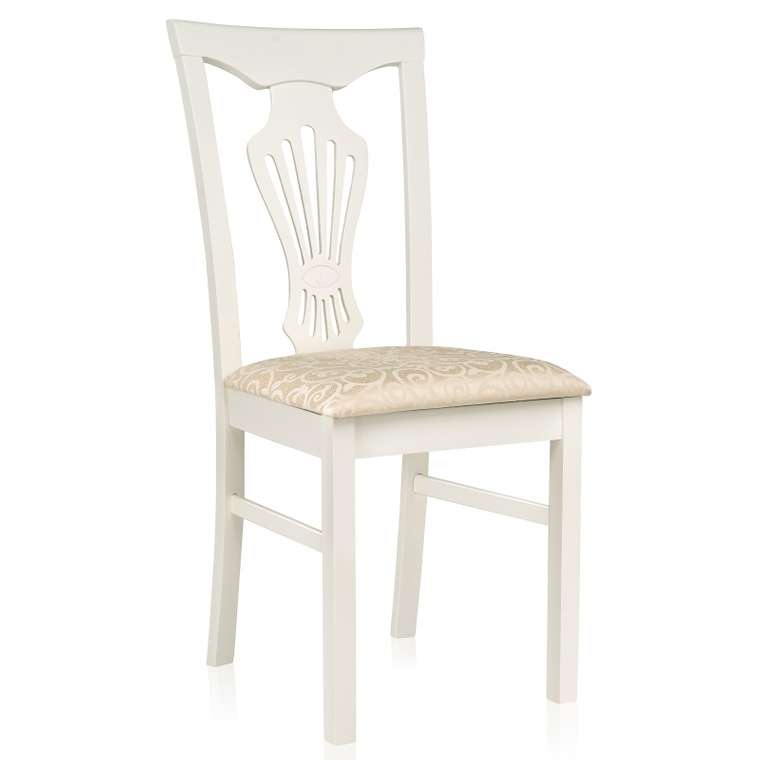 Стул Arfa butter white из массива гевеи