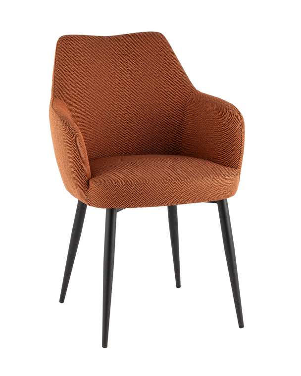 Стул обеденный Katys терракотового цвета