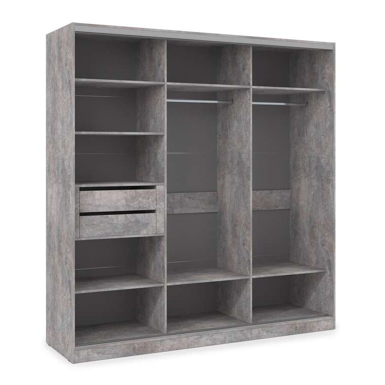 Шкаф-купе Comfort 21.4 серого цвета