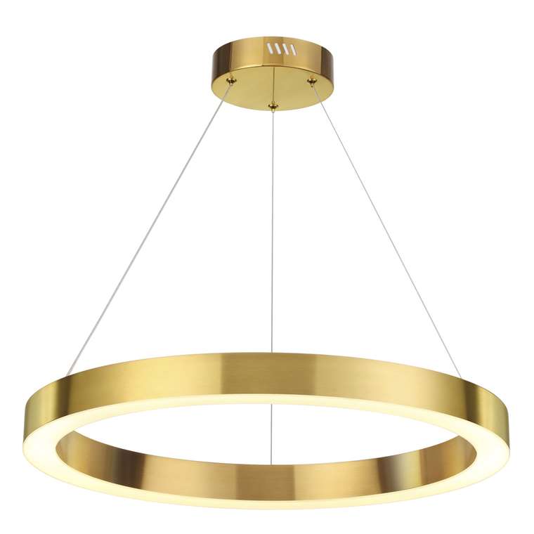 Подвесной светодиодный светильник Brizzi золотого цвета