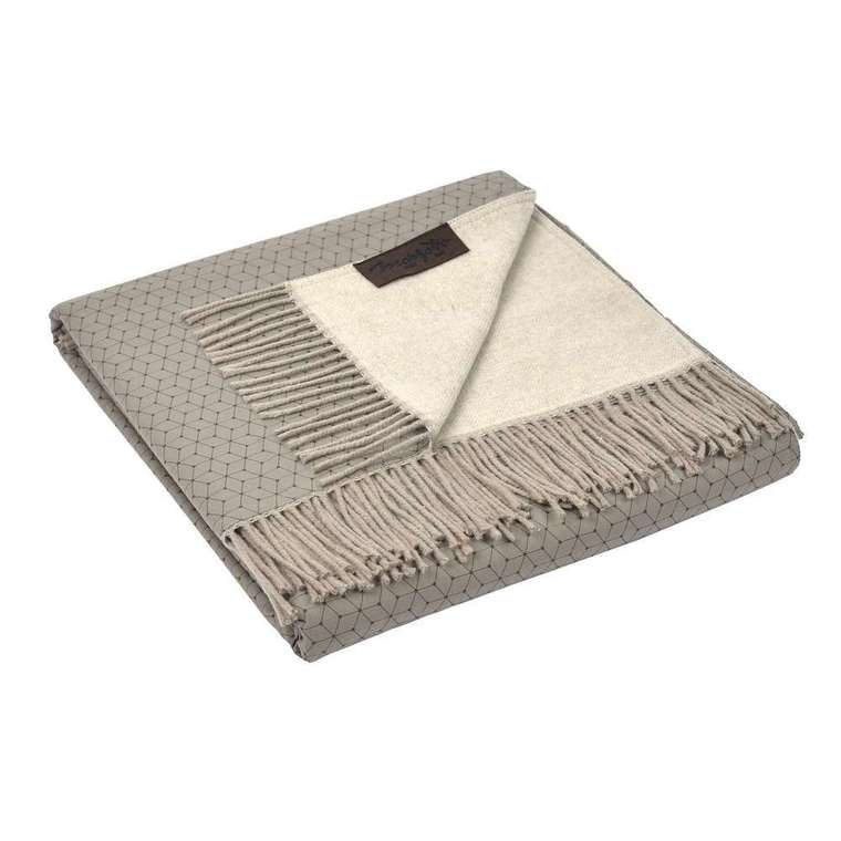 Плед Cristalinno из хлопка и шерсти мериноса