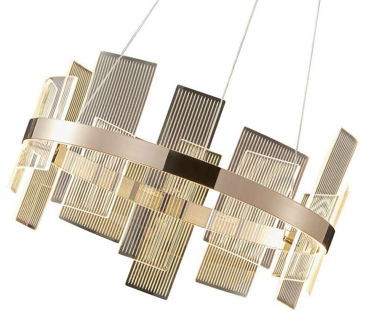 Люстра Эстела золото d60 h150 Led 54W (3000K)
