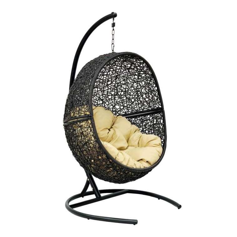 Кресло подвесное Lunar Black Кокон