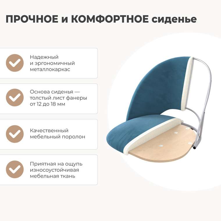 Обеденная группа из стола и четырех стульев серого цвета