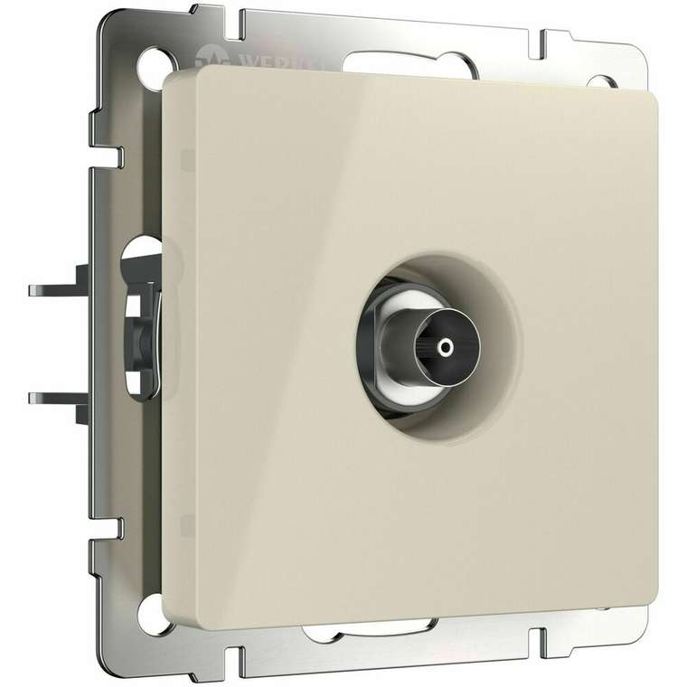 ТВ розетка оконечная  слоновая кость W1183003