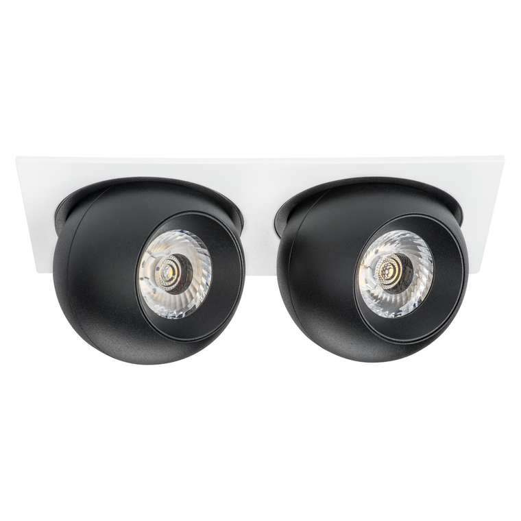 Светильник INTERO LED 9W*2 850LM*2 24G БЕЛЫЙ/ЧЕРНЫЙ 3000K (217526+217072+217072)