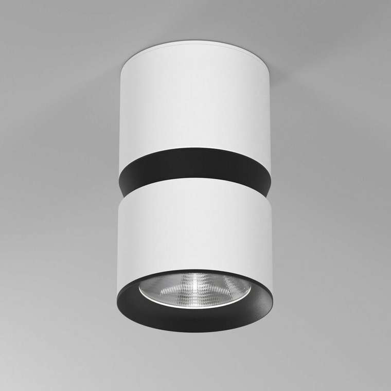 Светильник потолочный светодиодный 12W 4000К белый/чёрный 25049/LED Kayo