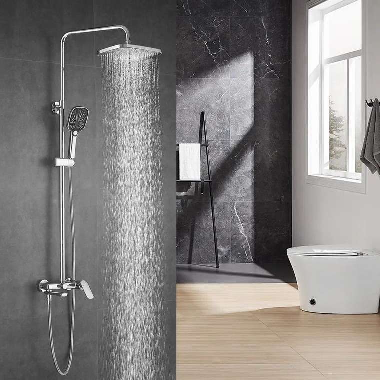 Душевая система Shevanik S8536, хром