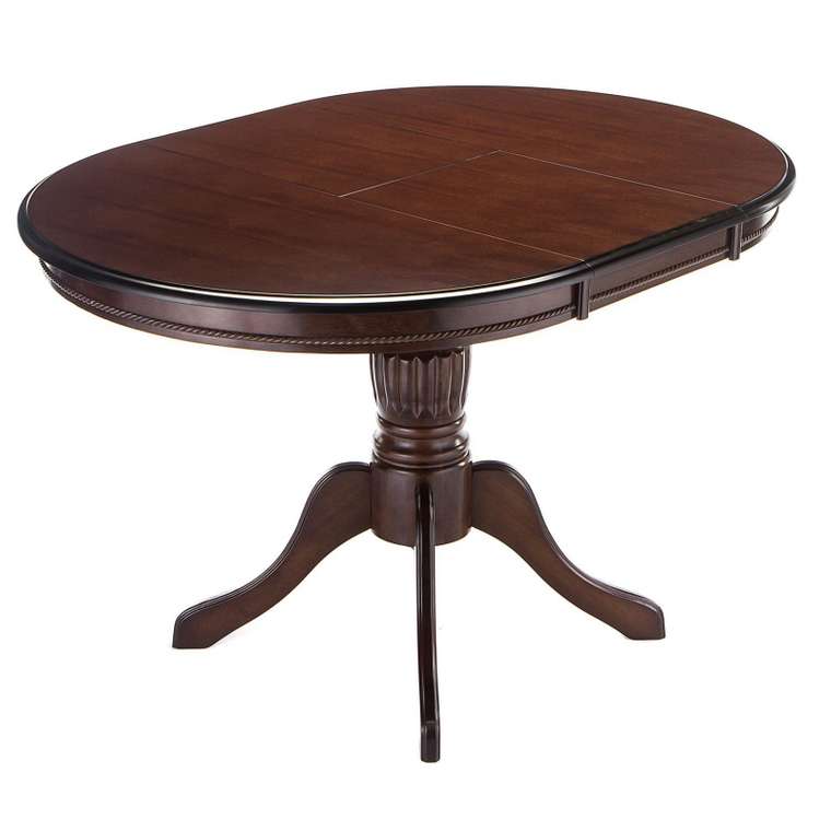 Раздвижной обеденный стол Тоскана коричневого цвета