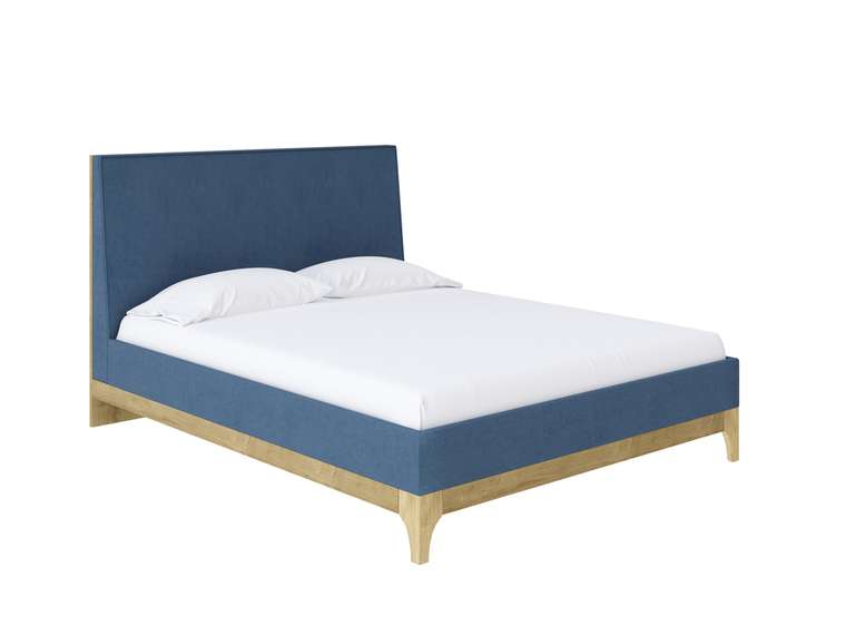 Кровать Odda 160х200 темно-синего цвета