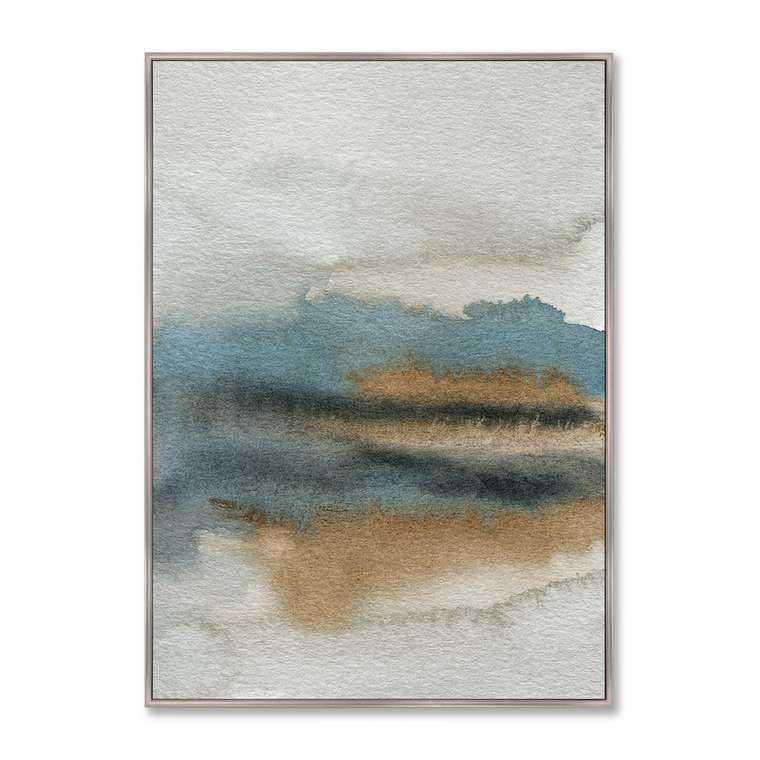Репродукция картины на холсте Lakeside in the morning fog