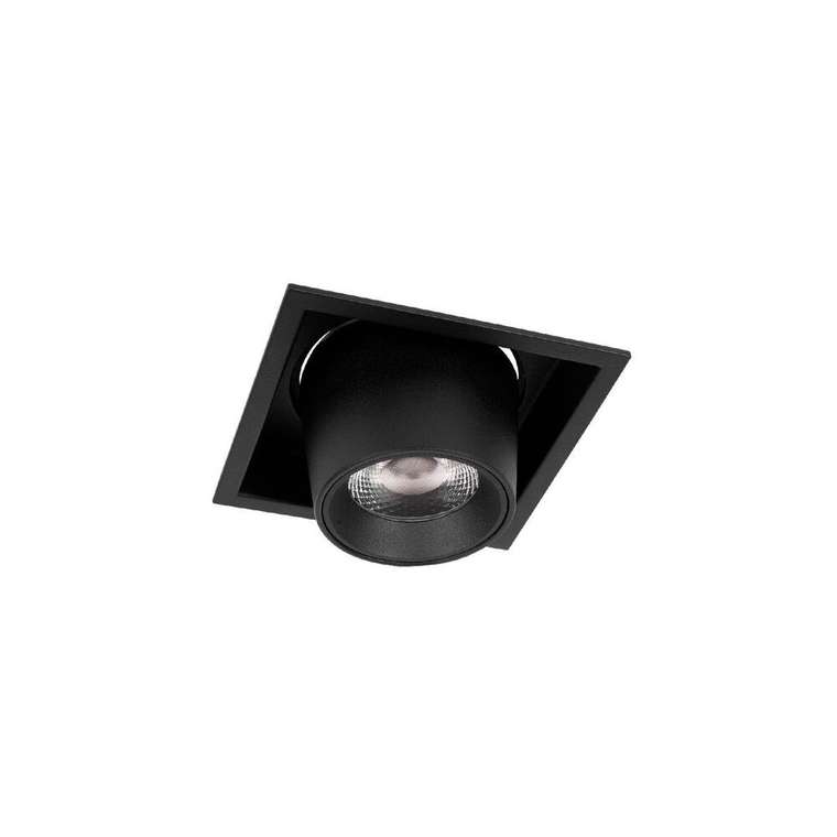 Встраиваемый светильник Flash 10319/B Black (металл, цвет черный)