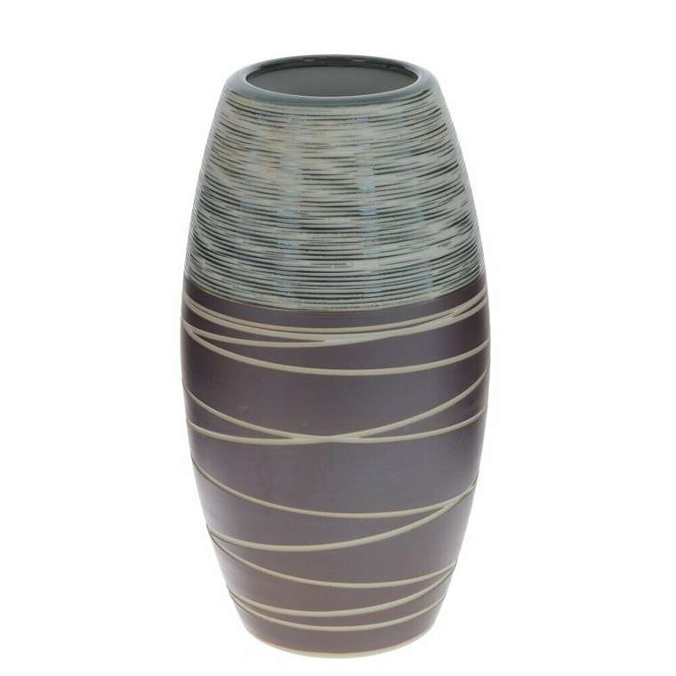 Фарфоровая ваза H23 серо-коричневого цвета