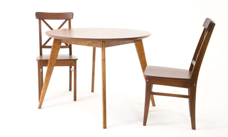 Обеденная группа Сканди D100 цвета орех