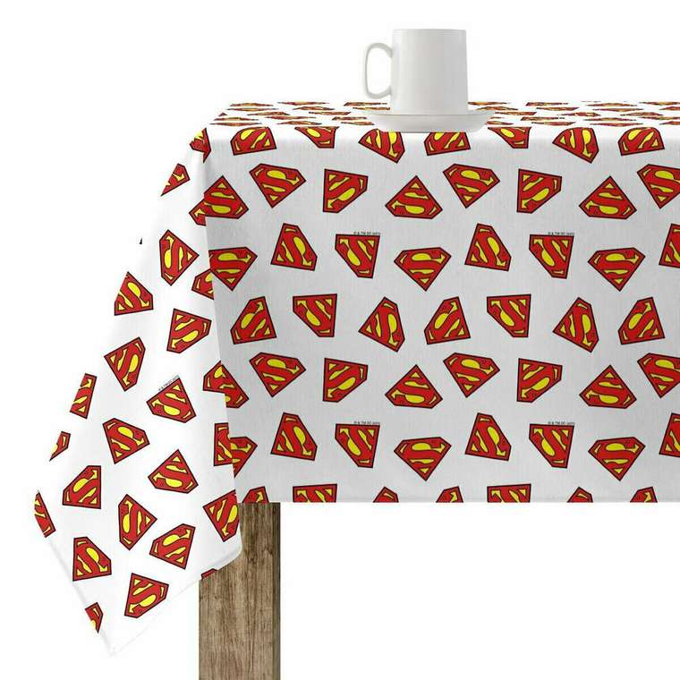 Скатерть устойчивая к пятнам  Superman Белый 250 x 150