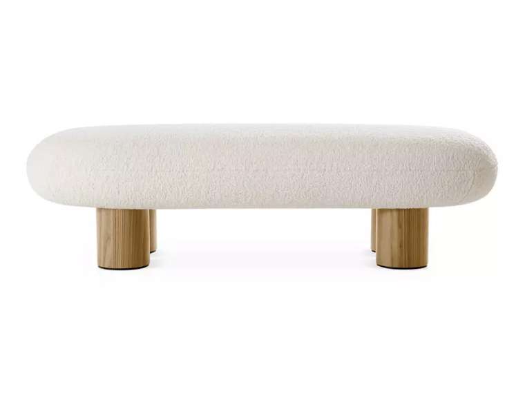 Банкетка Liora светло-бежевого цвета