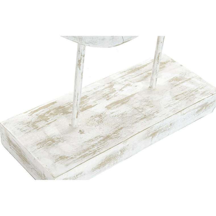 Декоративная фигура 32,5 x 10 x 47 cm Серебристый Белый Балерина современный Маринованный (2 штук)