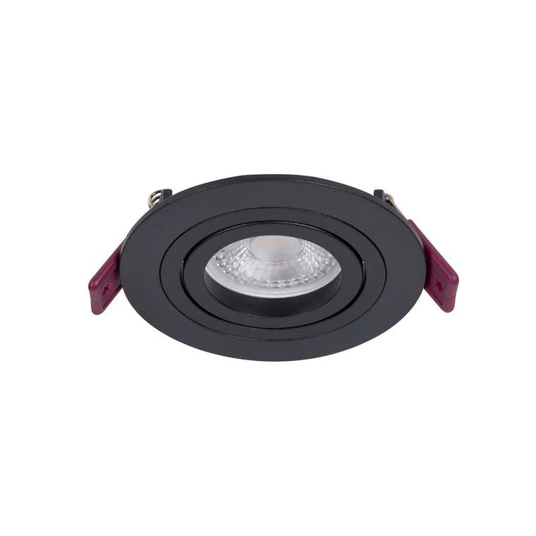 врезной светильник Lamppu  металл, пластик 1*GU10*35W, IP20, excluded