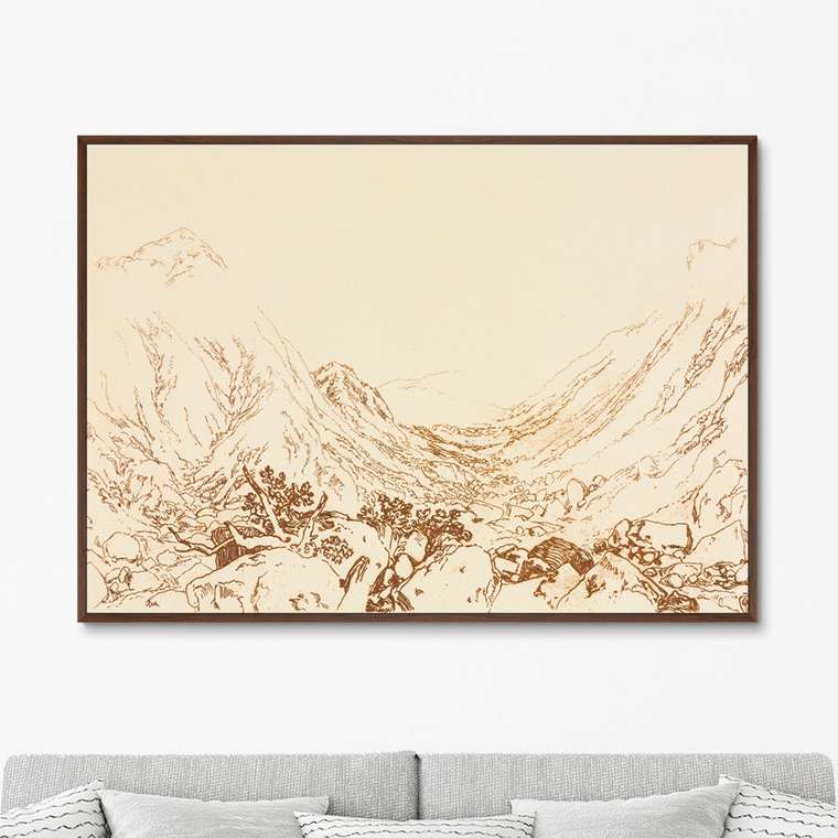 Репродукция картины Ben Arthur, Scotland, 1884г.