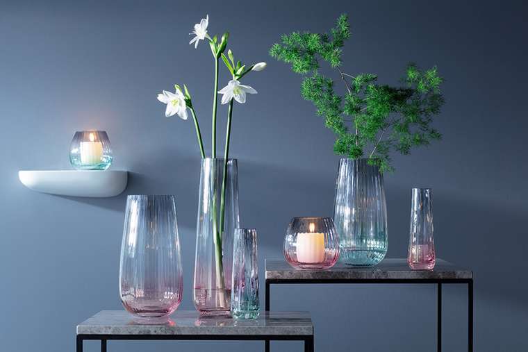 Ваза Dusk зелёно-серого цвета