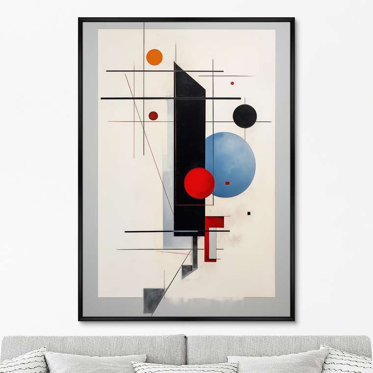 Репродукция картины Geometric space of the Universe, No 2, 2024г.