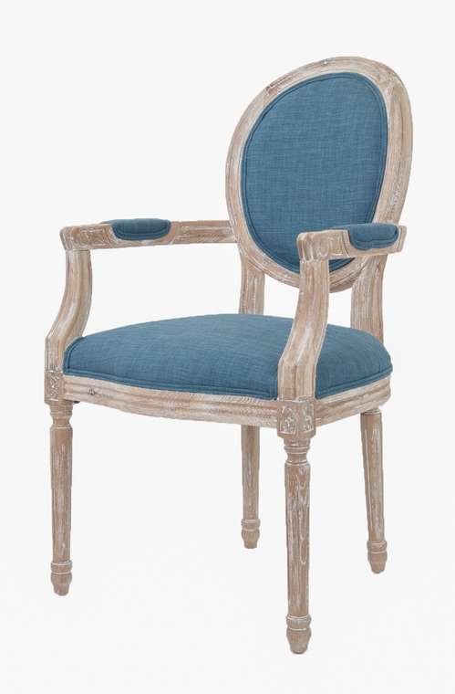 Cтул с мягкой обивкой Diella blue