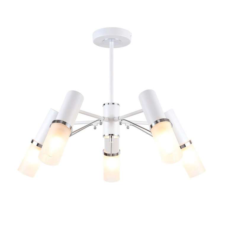 потолочная люстра Viator хром металл, стекло 5*E14*40W, excluded