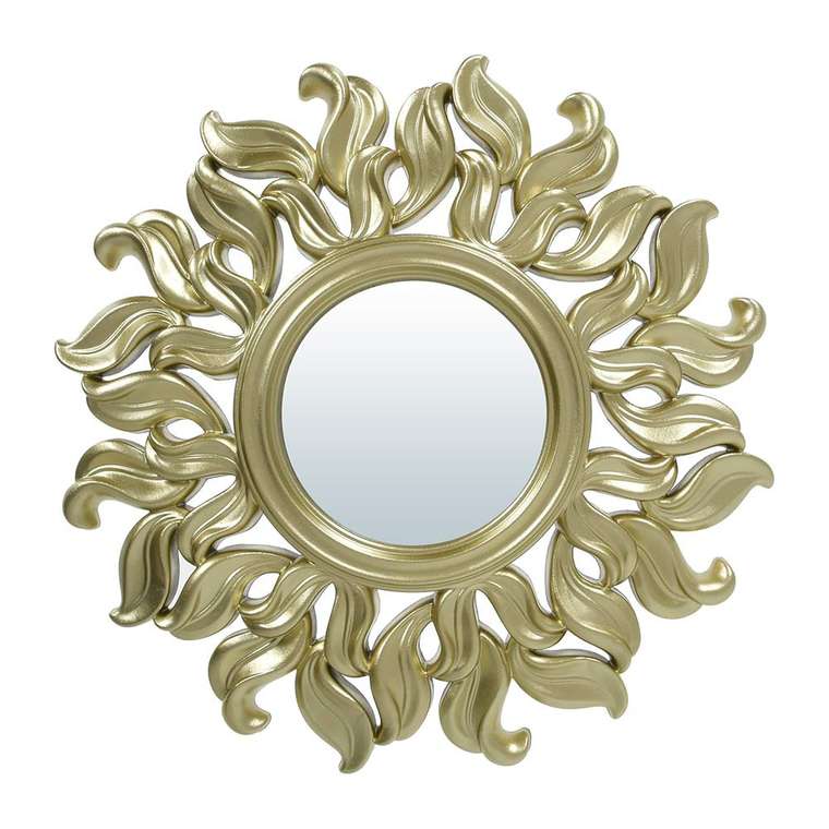 Зеркало настенное декоративное Реймс золотого цвета