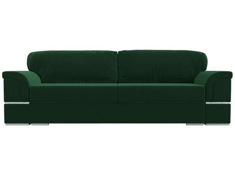 Прямой диван-кровать Порту зеленого цвета