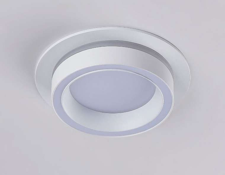 Встраиваемый светильник GX53 Acrylic tech TN5240 (металл, цвет белый)