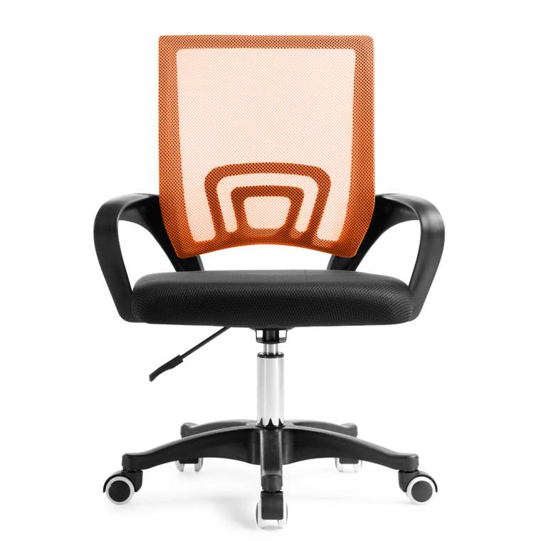 Офисное кресло Turin оранжево-черного цвета