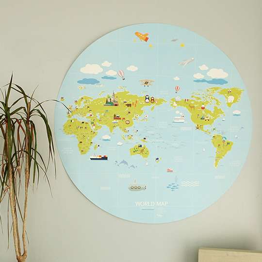 Карта мира 'Circle'
