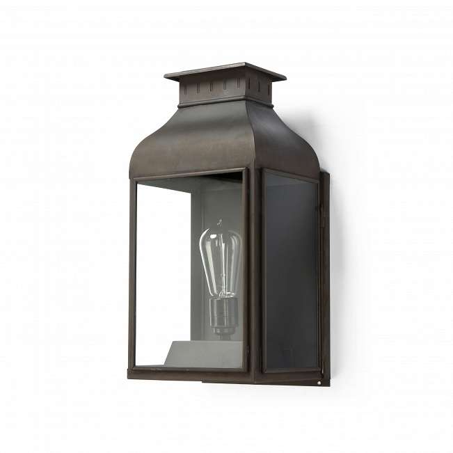 Настенный светильник Lantern из стекла и металла