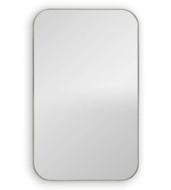 Настенное зеркало Smart М в раме серебряного цвета