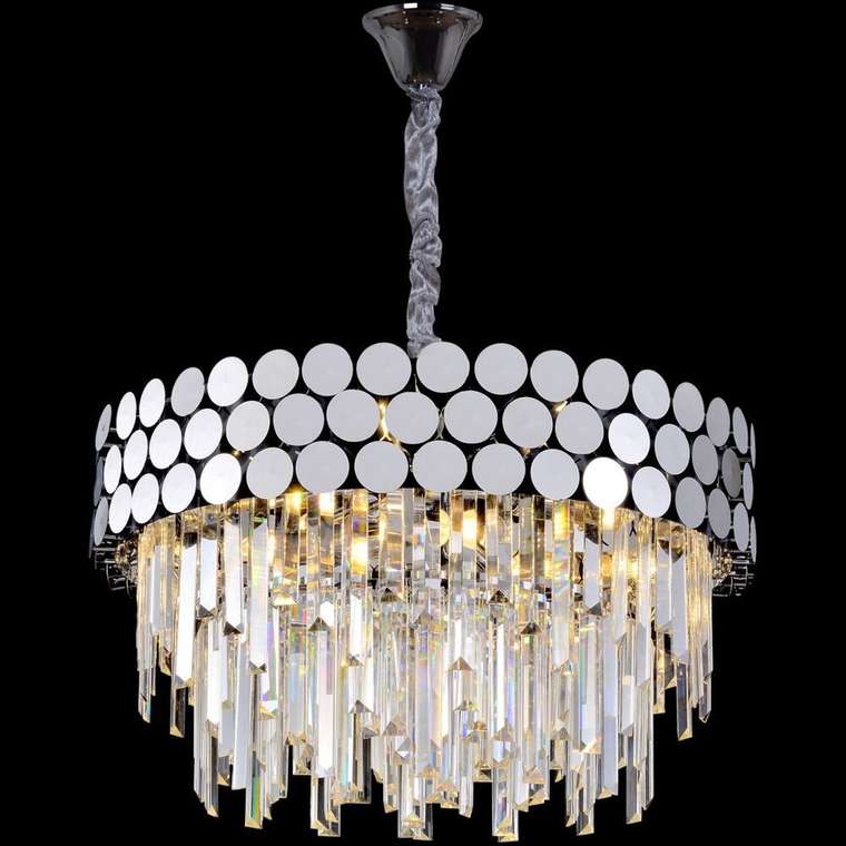 Хрустальная люстра 77378-0.3-600 CH (хрусталь, цвет прозрачный)