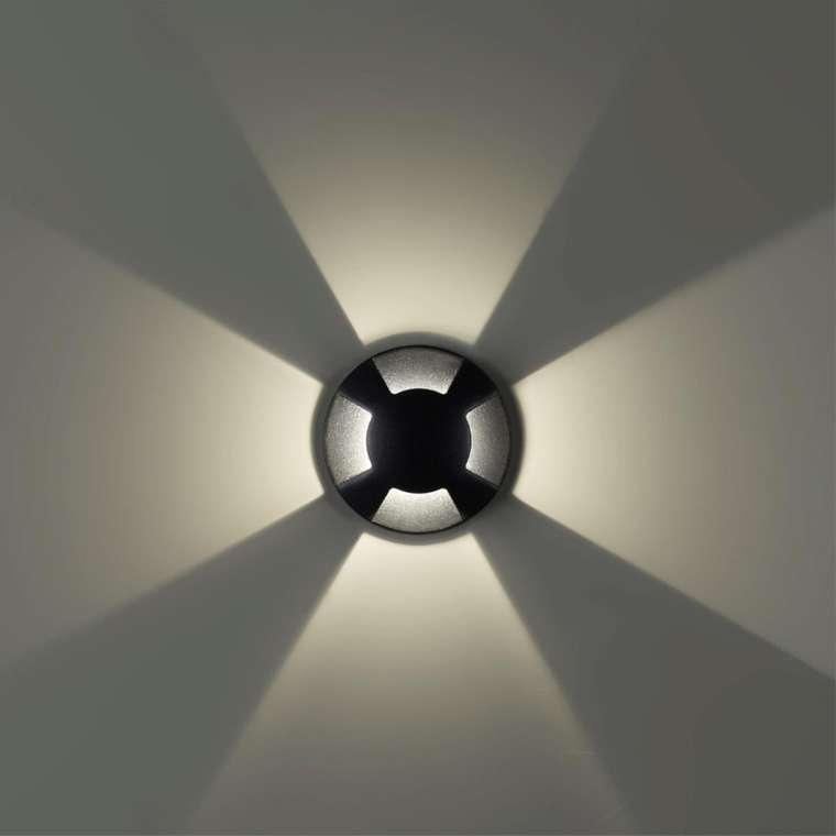Встраиваемый грунтовый светильник Odeon Light Wald 6662/3GL NATURE черный/металл IP67 LED 3W 4000K 12V/24V